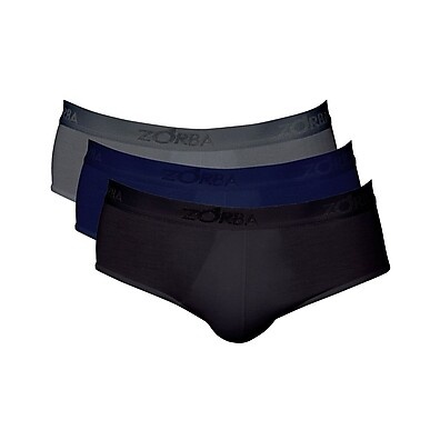 Kit 3 Cuecas Zorba Slip Modal: Conforto e Qualidade