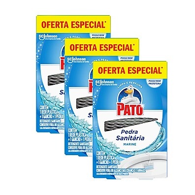 Kit 3 Detergentes Sanitário Pato Marine com 25% OFF