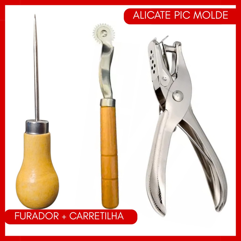 Kit 3 em 1 para Modelagem e Artesanato Profissional