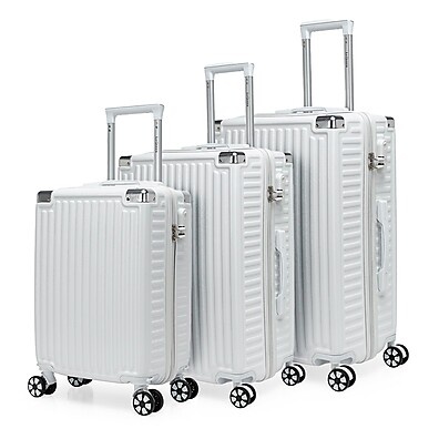 Kit 3 Malas de Viagem: Leves, Resistentes e com Rodas 360°