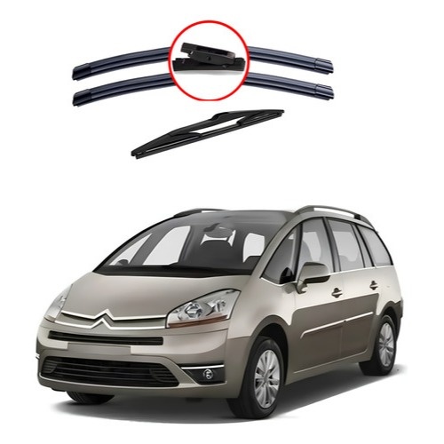 Kit 3 Palhetas Limpador Citroen C4 Picasso 2009-2014 – Limpeza Total!