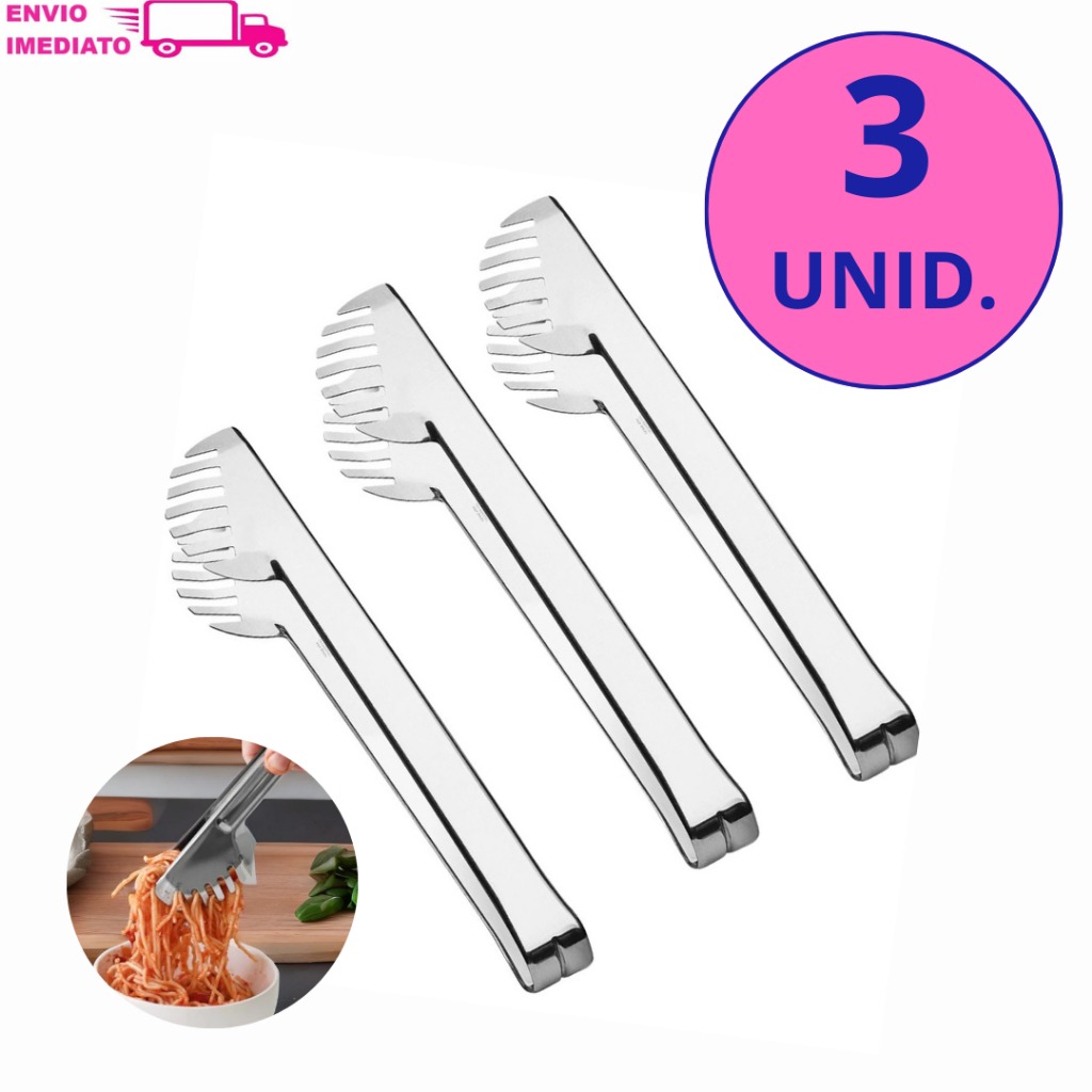 Kit 3 Pegadores Inox: Cozinha Profissional e Caseira