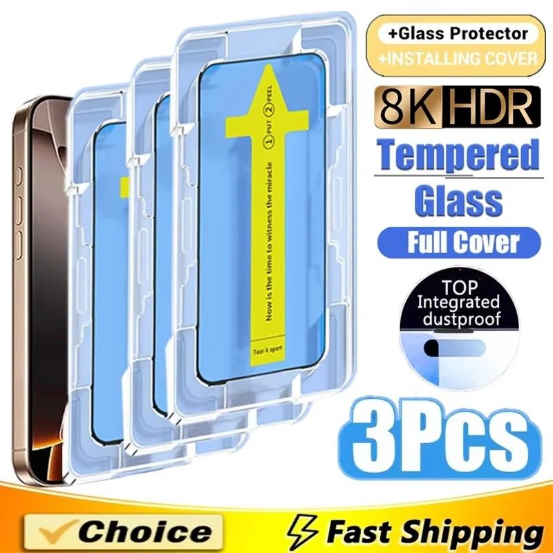 Kit 3 Películas de Privacidade iPhone 4K HD Anti-Spy