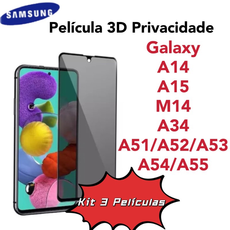 Kit 3 Películas Privacidade 3D: Sua Tela Segura!