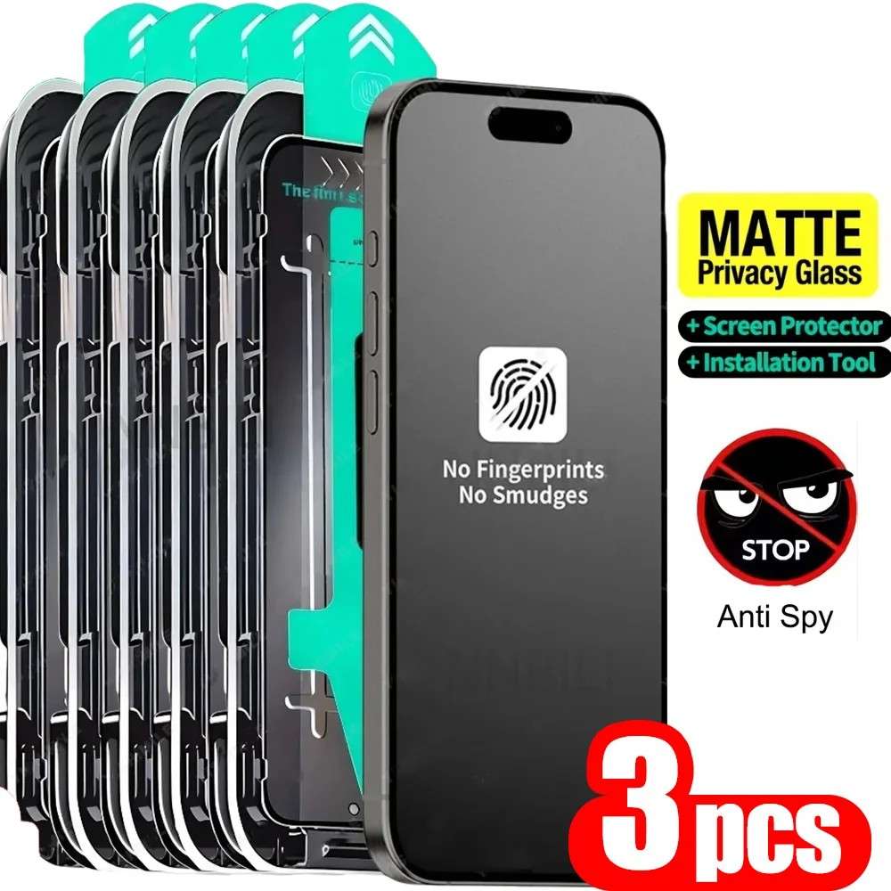 Kit 3 Películas Privacidade Matte iPhone: Proteção Total