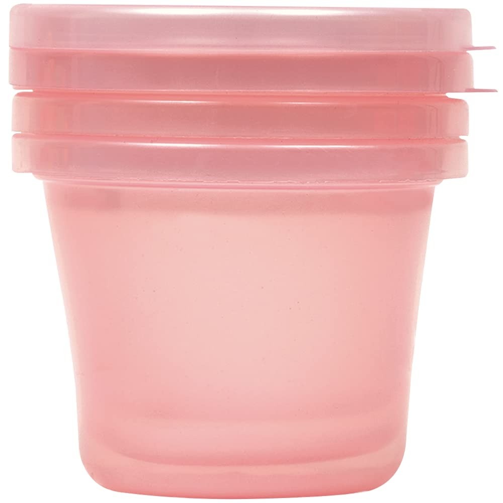Kit 3 Potes para Papinhas Azul 150ml - Buba | Armazenamento Seguro e Prático para Bebês