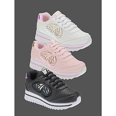 Kit 3 Tenis Infantil Feminino: Conforto e Estilo!