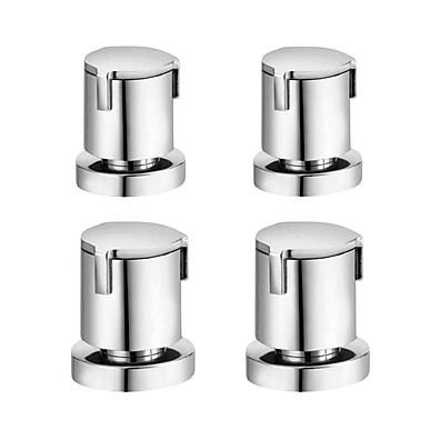 Kit 4 Acabamentos Cromados Docol Riva – Acabamento Perfeito para Seu Registro