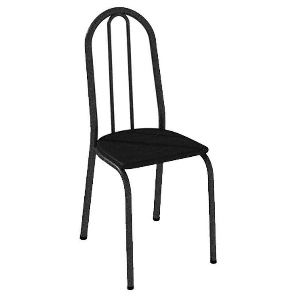 Kit 4 Cadeiras de Jantar Preta - Artefamol