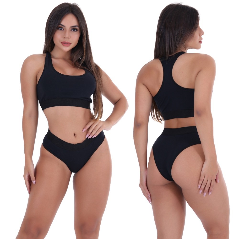 Kit 4 Conjuntos de Algodão Penteado para Moda Feminina: Conforto e Estilo