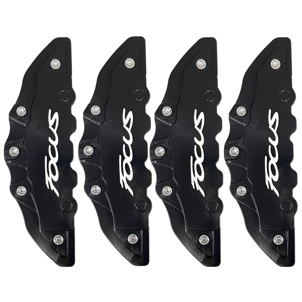Kit 4 Capas Pinça de Freio Automotivo Focus - Design Esportivo PRETO
