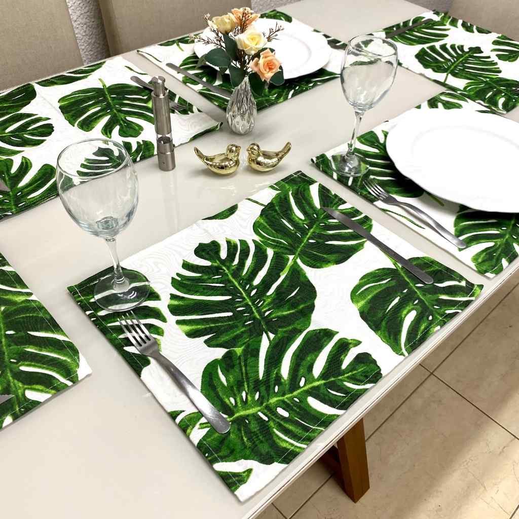 Kit 4 Jogos Americanos: Elegância à Mesa