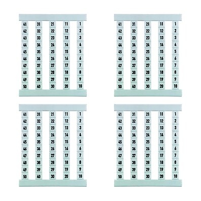 Kit 4 Marcadores Dekafix 1-50 Branco – Identificação Prática