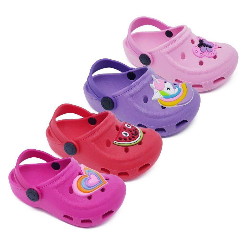 Kit 4 Pares de Sandália Papete Babuche Bebê Infantil Menino e Menina Original K08