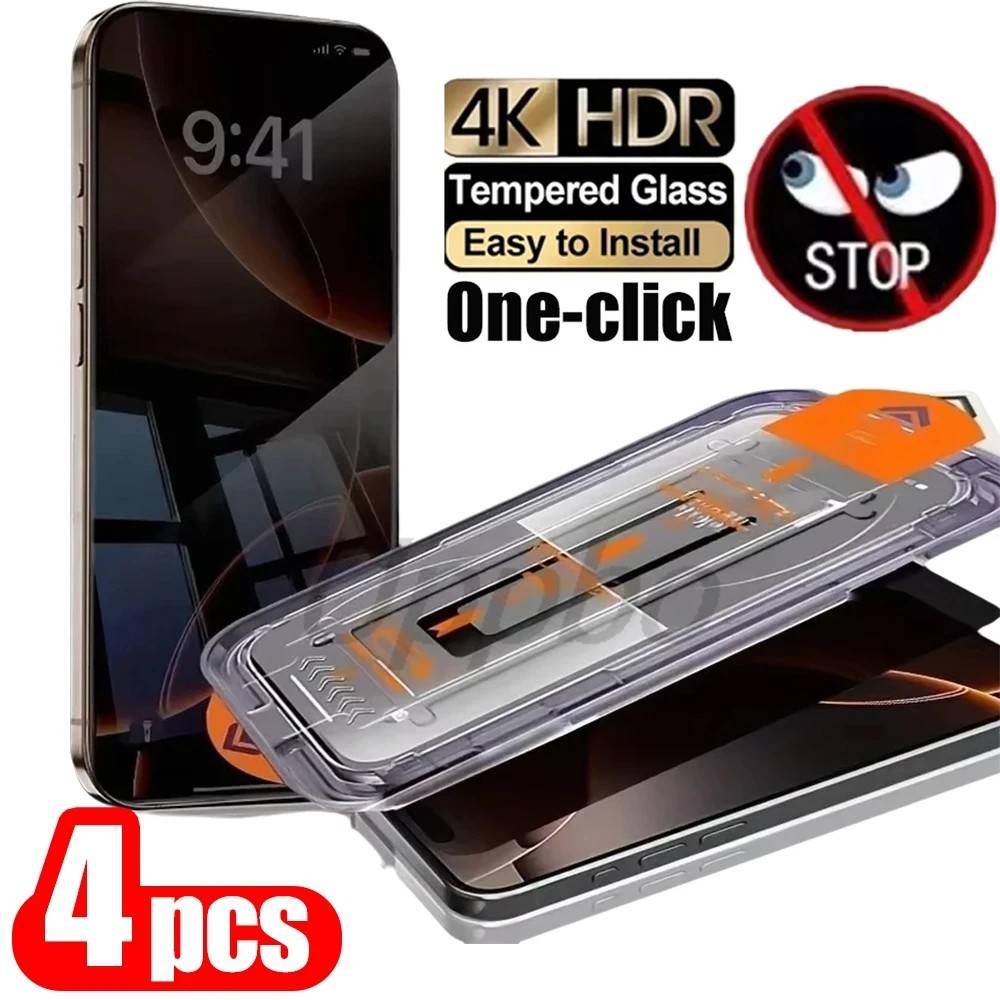Kit 4 Películas de Privacidade iPhone: Proteção Anti-Spy