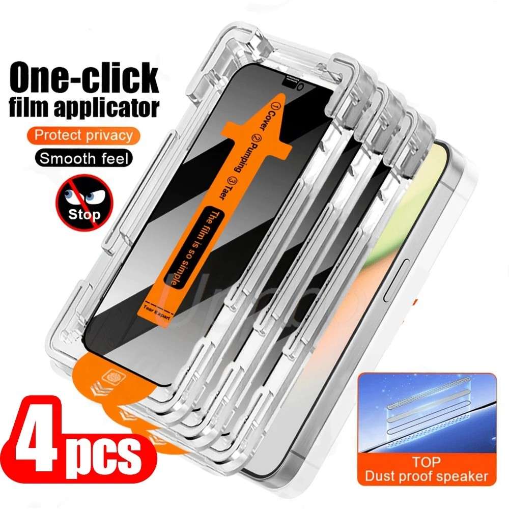 Kit 4 Películas de Privacidade Samsung S25 Ultra e Linha S/A