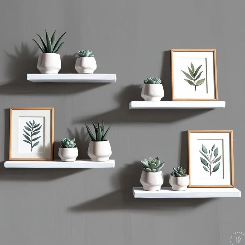 Kit 4 Prateleiras MDF 30x10: Organize com Estilo!