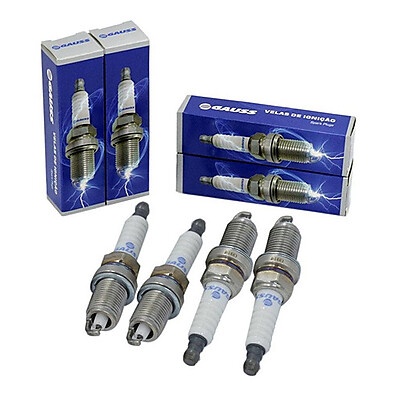 Kit 4 Velas Fox 1.0 8V 2008 a 2009 Flex – Ignição Gauss