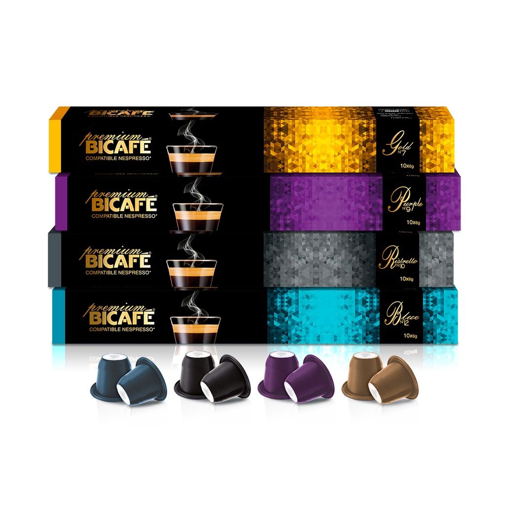 Kit 40 Cápsulas Bicafé Premium: O Melhor Café para Sua Nespresso