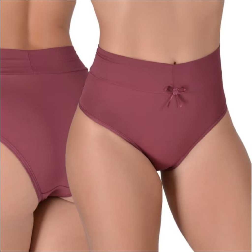 Kit 5 Calcinhas Modeladoras Cintura Alta: Reduza Medidas e Conforto Total