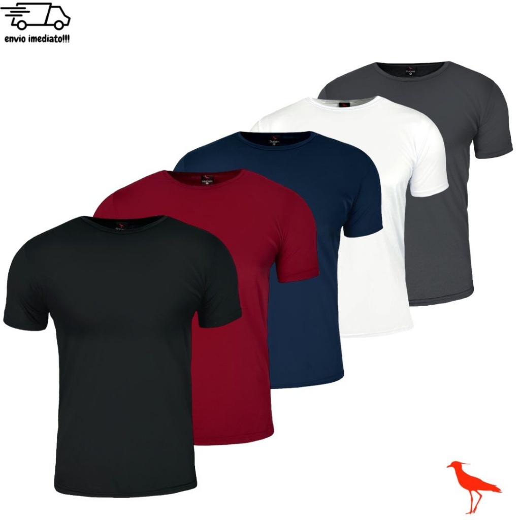 Kit 5 Camisetas Algodão: Conforto e Qualidade Ducam