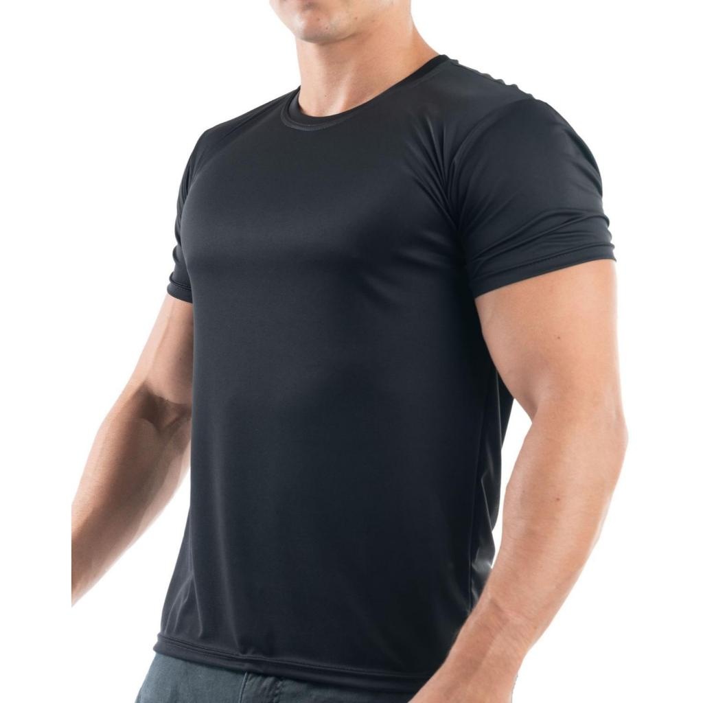 Kit 5 Camisetas Masculinas Malha Fria para Treino e Academia