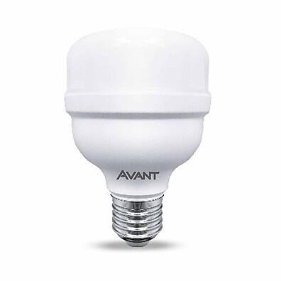 Kit 5 Lâmpadas LED Bulbo HP 30W 3000K E27 – Iluminação Potente e Econômica