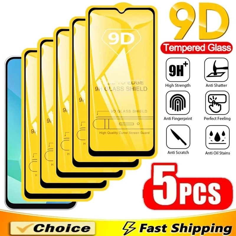 Kit 5 Películas 9D Samsung: Proteção Total e Brilho HD