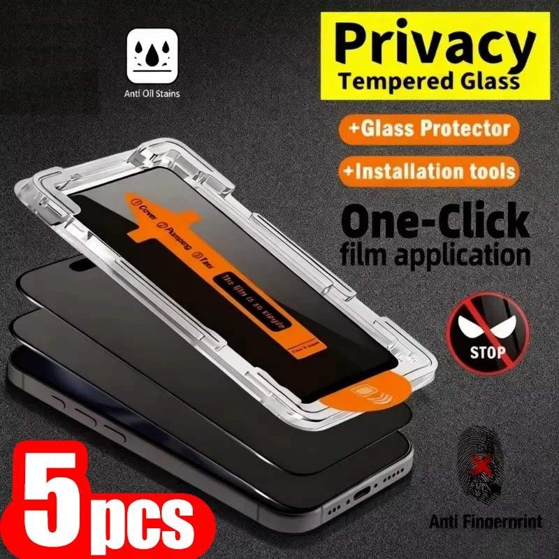 Kit 5 Películas de Privacidade iPhone: Blindagem Anti-Spy!
