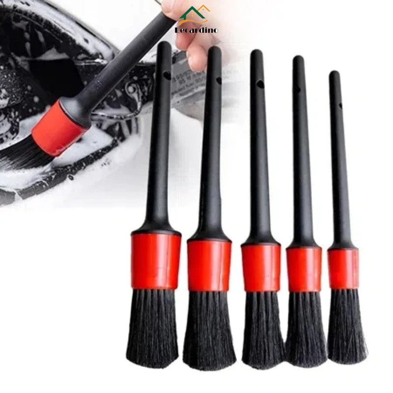 Kit 5 Pincéis Automotivos: Limpeza Perfeita para Detalhes!