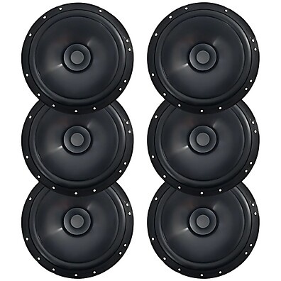 Kit 6 Alto-Falantes Bomber 6" 50W RMS – Som Potente no Carro!