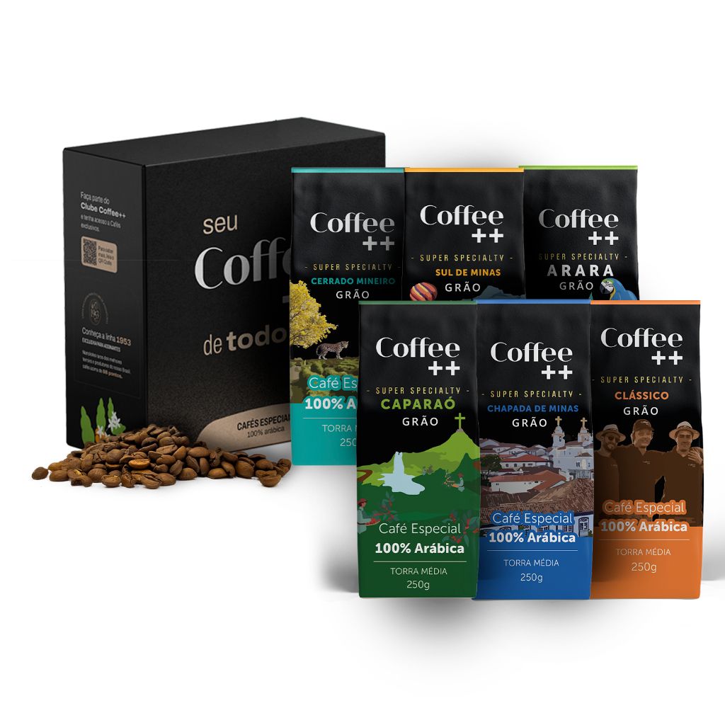 Kit 6 Cafés Especiais em Grãos: Descubra Novos Sabores!