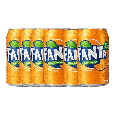 Kit 6 Fanta Laranja 350ml – Refresque Seu Dia com Sabor