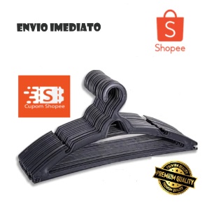 Kit 60 Cabides Reforçados: Organize Tudo!
