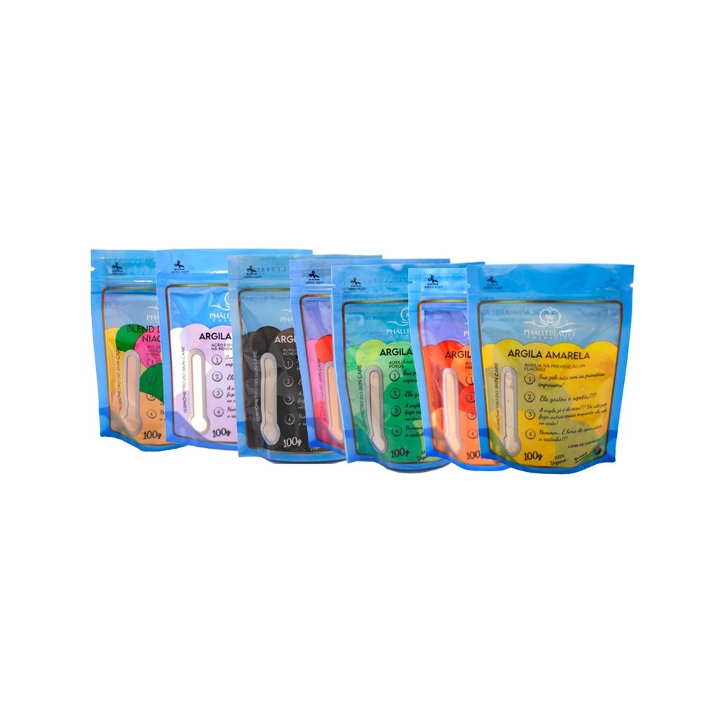 Kit 7 Argilas PhálleBeauty: Pele Radiante Todo Dia