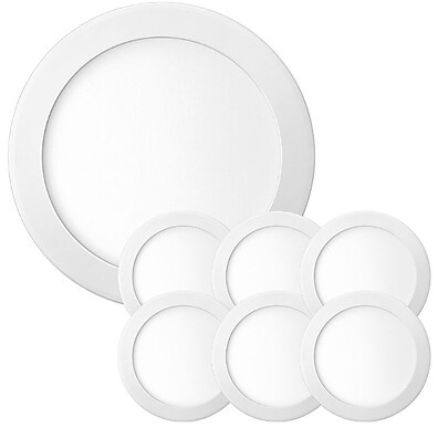 Kit 7 Painéis LED Embutidos da Elgin: Iluminação Moderna e Eficiente