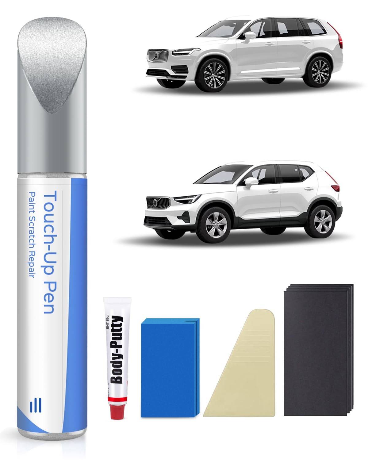 Crystal White Pearl Tricoat (707) - Kit de Reparo de Pintura para Carros Volvo | Tinta de Retoque com Perfeita Compatibilidade de Cor