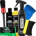 Kit Completo Vonixx: Lava Autos, Pretinho, Carnaúba Spray e Descontaminante para Detalhamento Profissional