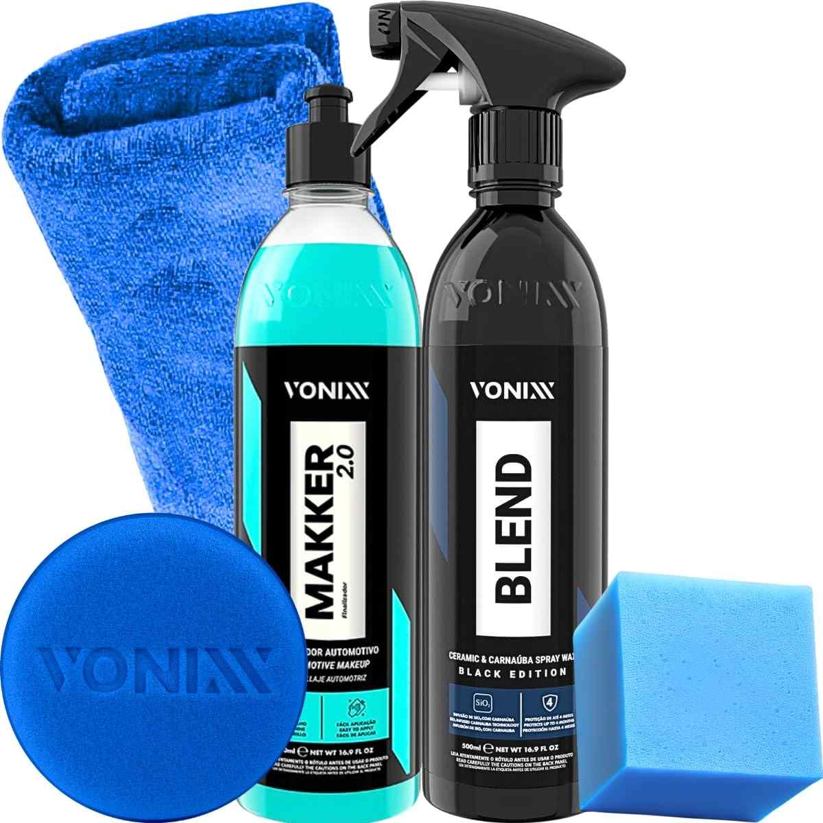 Kit Pintura Queimada Makker 2.0 + Blend Black Vonixx - Maquiador Automotivo Profissional
