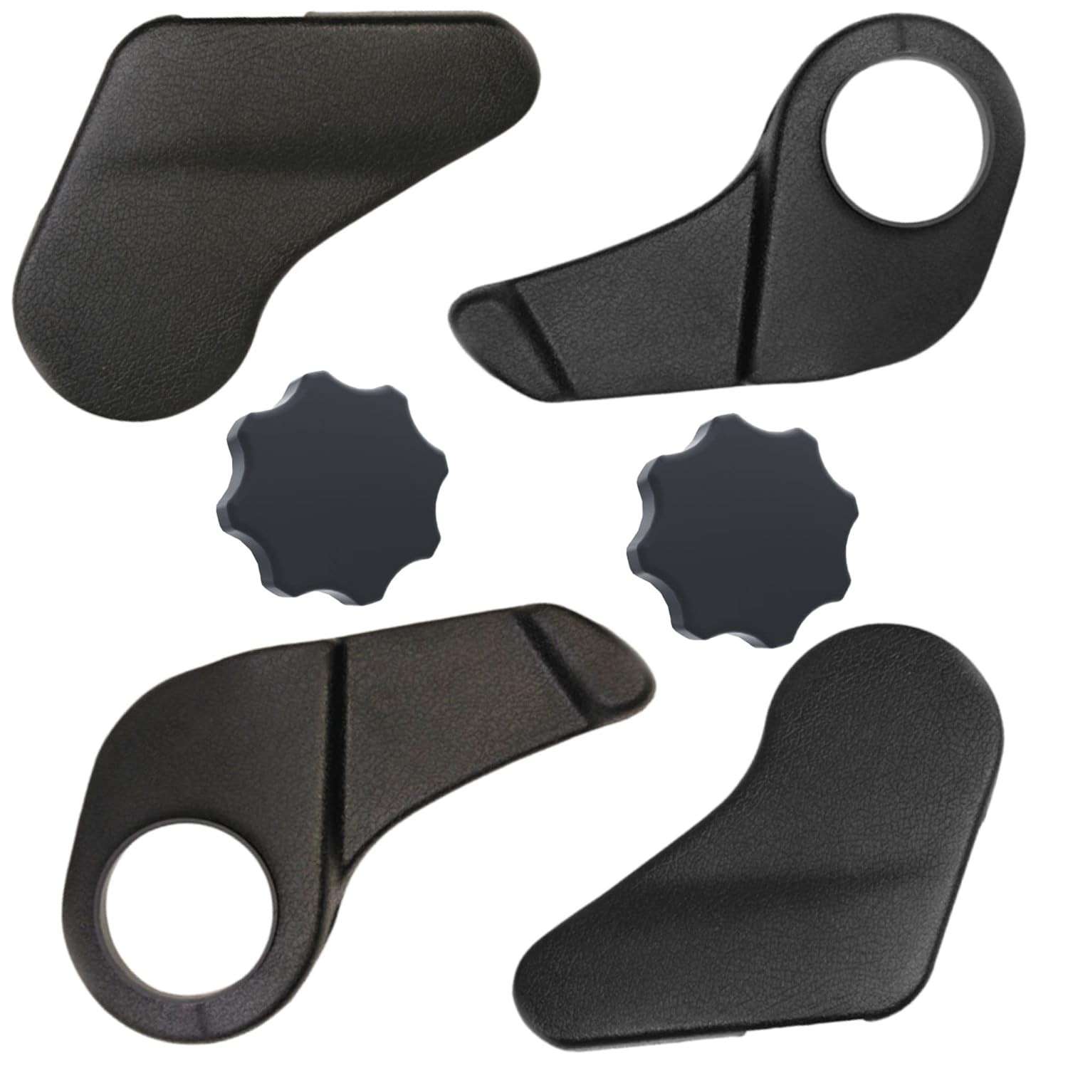 Kit Manopla e Acabamento Banco Corsa/Gl 94-97 Preto - Renove seu Interior!