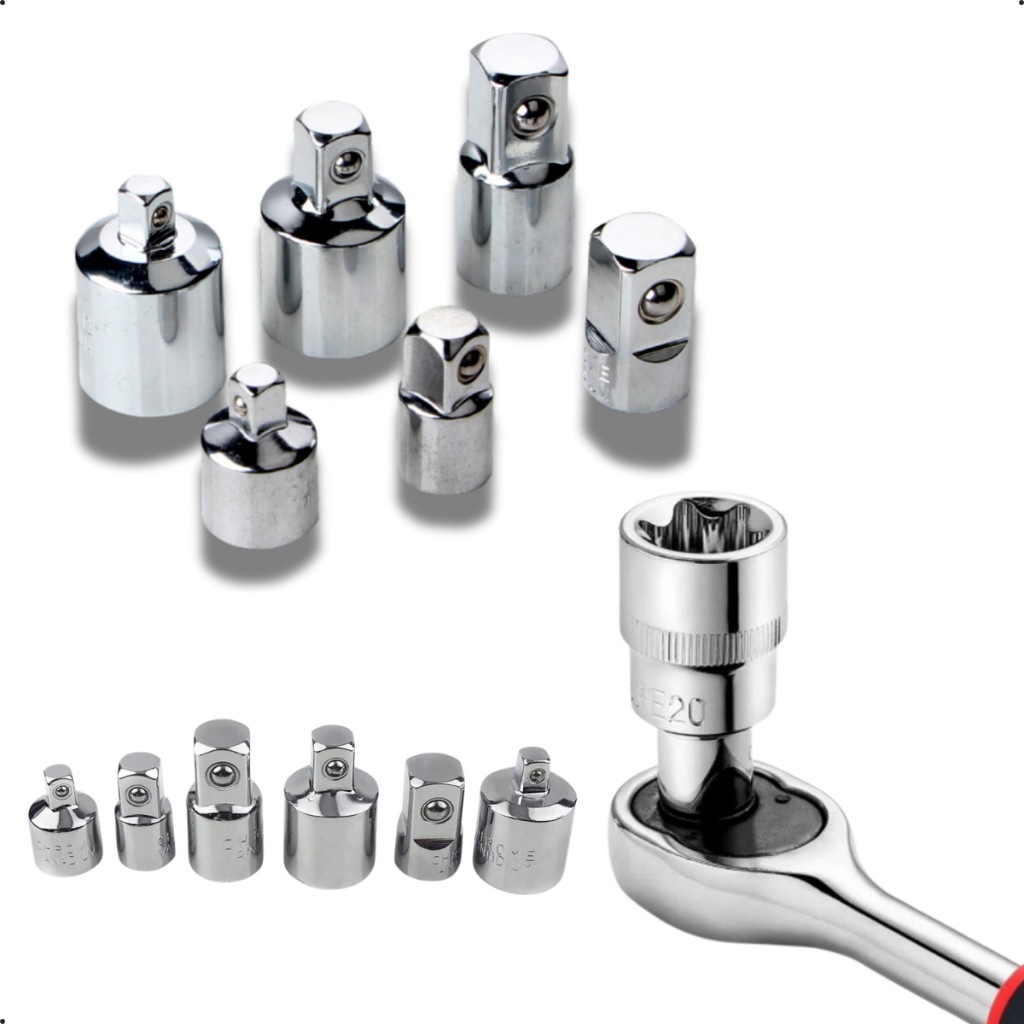 Kit Adaptador Catraca 6 Peças: Versatilidade Total!