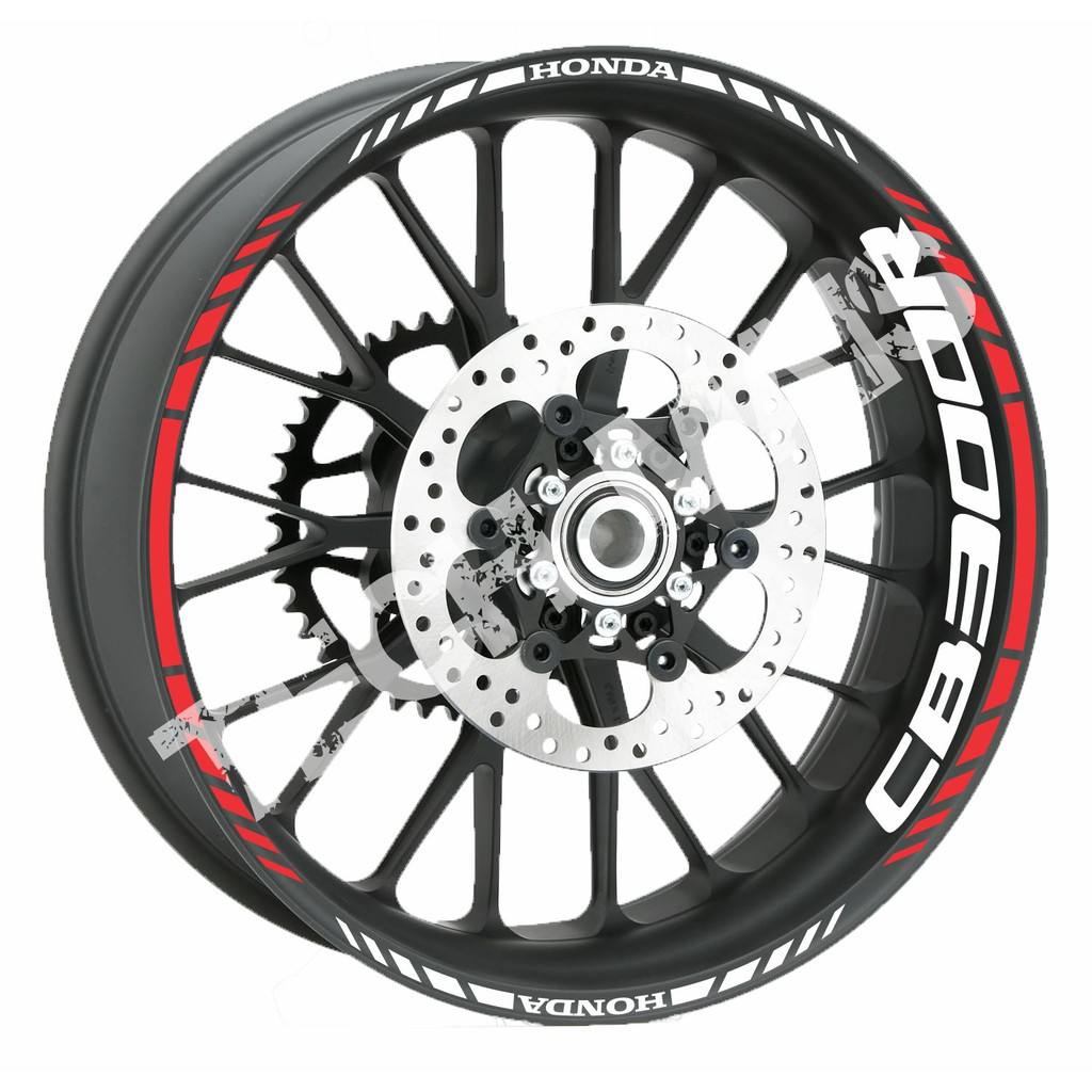 Kit Adesivos Refletivos para Roda CB300R - 5 Anos de Durabilidade