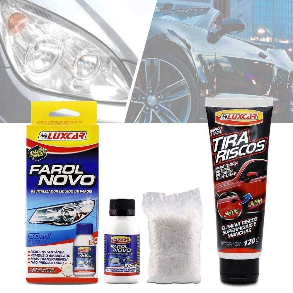 Kit Luxcar: Revitalize Seus Faróis e Diga Adeus aos Riscos!
