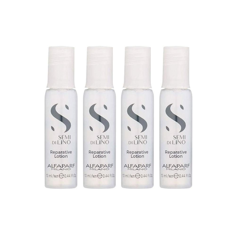 Kit Alfaparf SDL Reconstruction: 4 Ampolas de 13 ml para Reconstrução Capilar