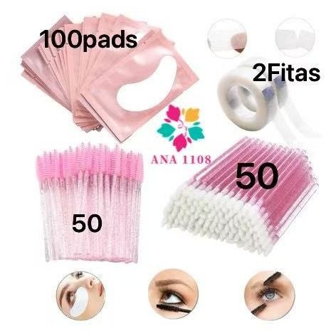 Kit Alongamento Cílios: Tudo em 1!
