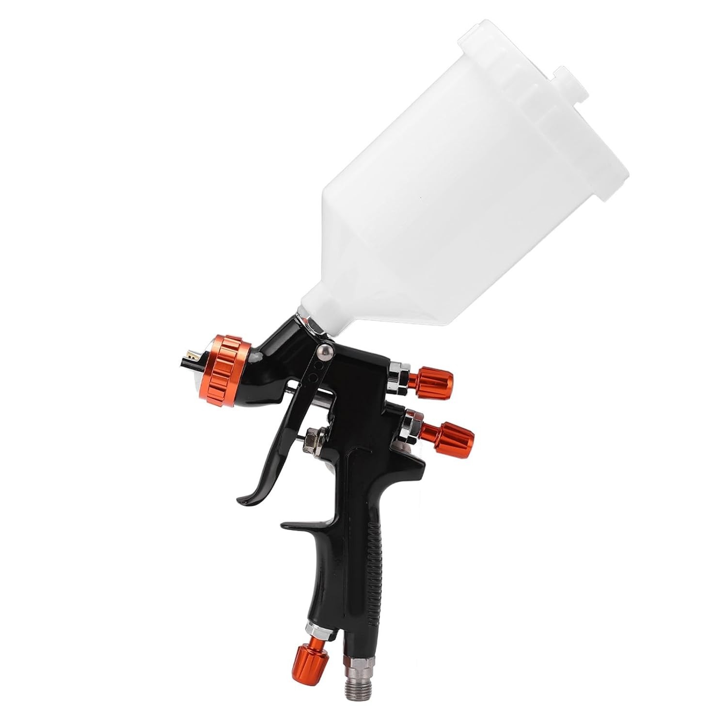 Kit Pistola de Pulverização com Alta Atomização 1,3mm - Corpo Alumínio e Bico Latão para Acabamentos Automotivos Profissionais