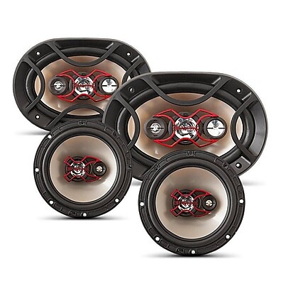 Kit Alto Falante Bravox: Som Potente 6" + 6x9"