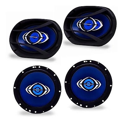 Kit Alto Falante Hurricane 6 e 6x9 Polegadas 280W RMS