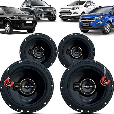 Kit Alto-Falantes Ecosport 2004-2021 Hurricane Aurum 480W