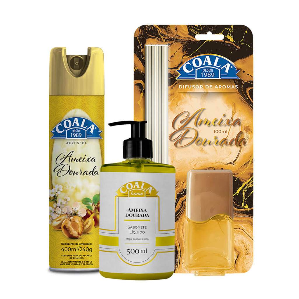 Kit Ameixa Dourada Coala: Aroma e Bem-Estar